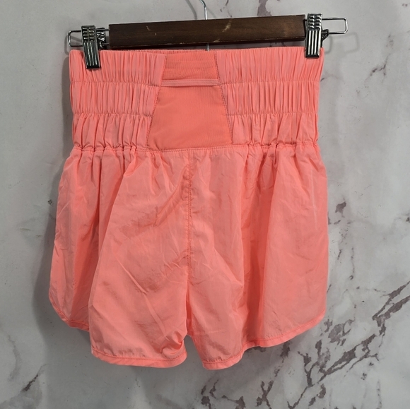 Free People Shorts Women XS Pink Way Home Running Lined High Rise Movement Neon - Picture 5 of 9
